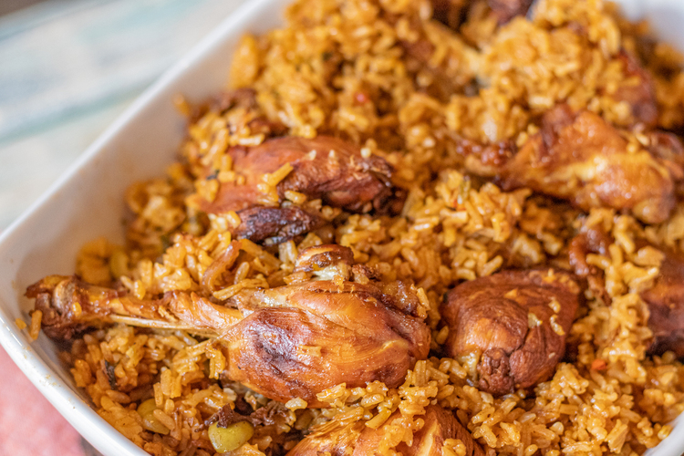 Dominican Locrio Chicken And Rice