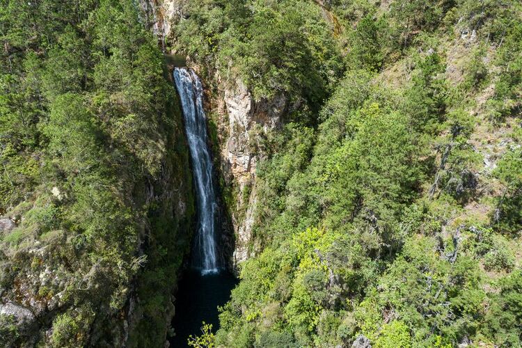 Salto De Aguas Blancas Cascada Espectacular En Constanza